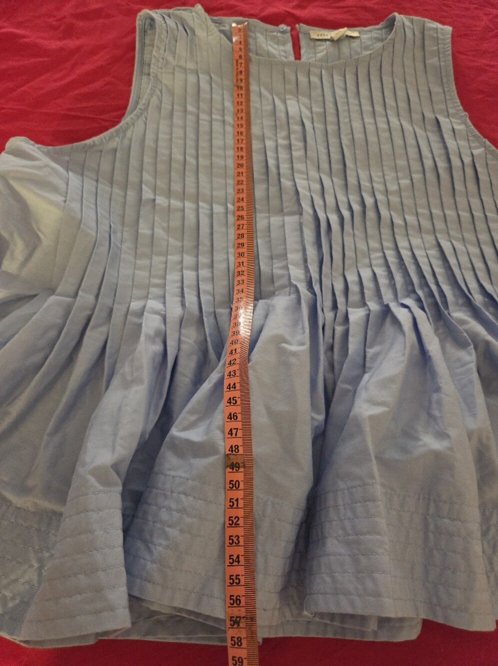 NWT Free Assembly Sleeveless Top Baby Blue Woman SZ XL - Picture 6 of 6
